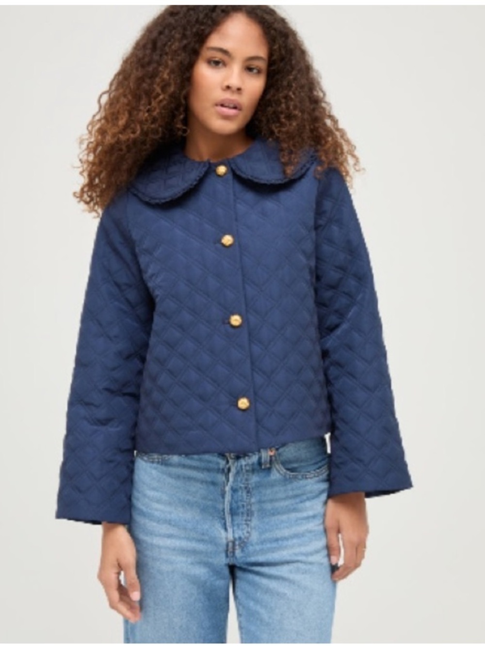 NWT Hill House The Blake Jacket Navy Blue Size L